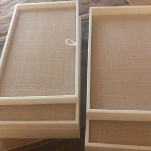 Stella and Dot jewelry show cases.  Total of 8